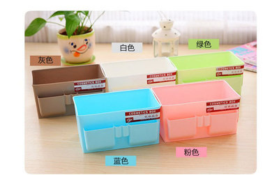 廠家直銷粉嫩大容量塑料韓國雜物桌面收納盒 美學與實用的完美融合